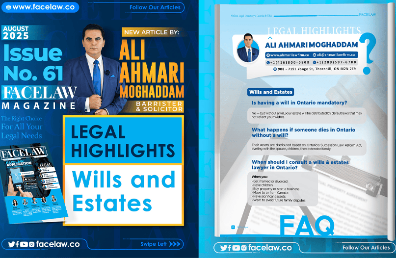 Ali Ahmari’s Legal Highlights
