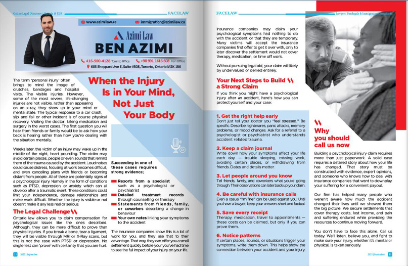When the Injury Is in Your Mind, Not Just Your Body