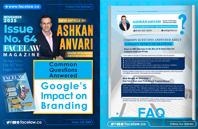 Common Questions Answered about google's impact on branding . Keys to SEO Success in the Era of AI Overview for Lawyers and Law Firms To be visible in Google AI Overview, several key principles must be applied: Provide clear and accurate answers to frequently asked legal questions Use structured data (Schema) to showcase your specialties Focus on niche legal practice areas Produce multimedia content (videos, podcasts) to enhance credibility Manage online reviews and secure positive client feedback FaceLaw delivers these keys to success with a specialized approach, ensuring lawyers strengthen and maintain their presence in AI Overview. . How Google AI Overview Can Turn Your Law Firm Into a Trusted Brand When Google highlights your firm in AI Overview, users instinctively view you as a reliable authority. This repeated exposure can transform your practice into a recognized legal brand. To sustain this branding, you must combine high-quality content with review management and an active social media presence. FaceLaw provides up-to-date SEO and branding solutions that pave the way for transforming your law firm into a well-known and trusted brand.
