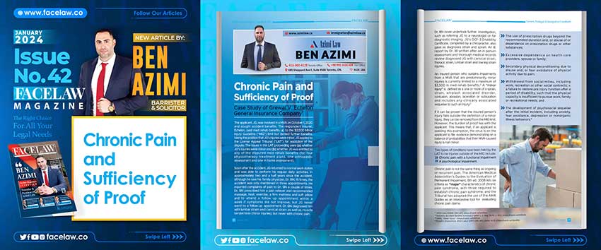 Chronic Pain and Sufficiency of Proof