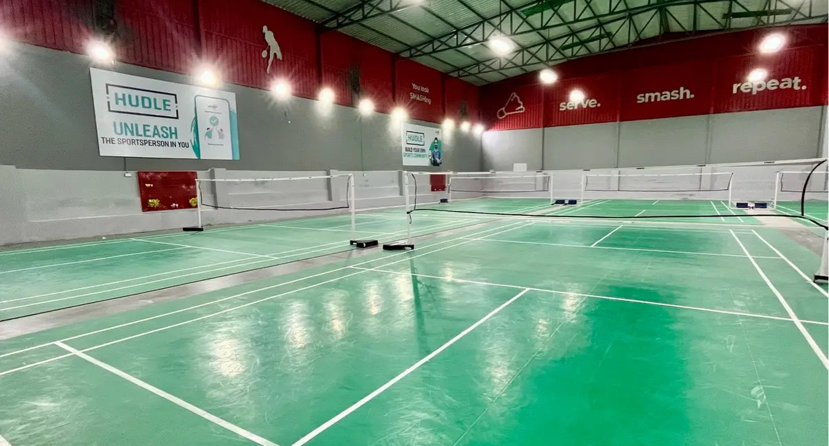 Badminton court at CoPlay Spuddy | Gurgaon in Sector 48, Gurugram, Haryana 122001, India - Professional badminton courts for weekend games and tournaments
