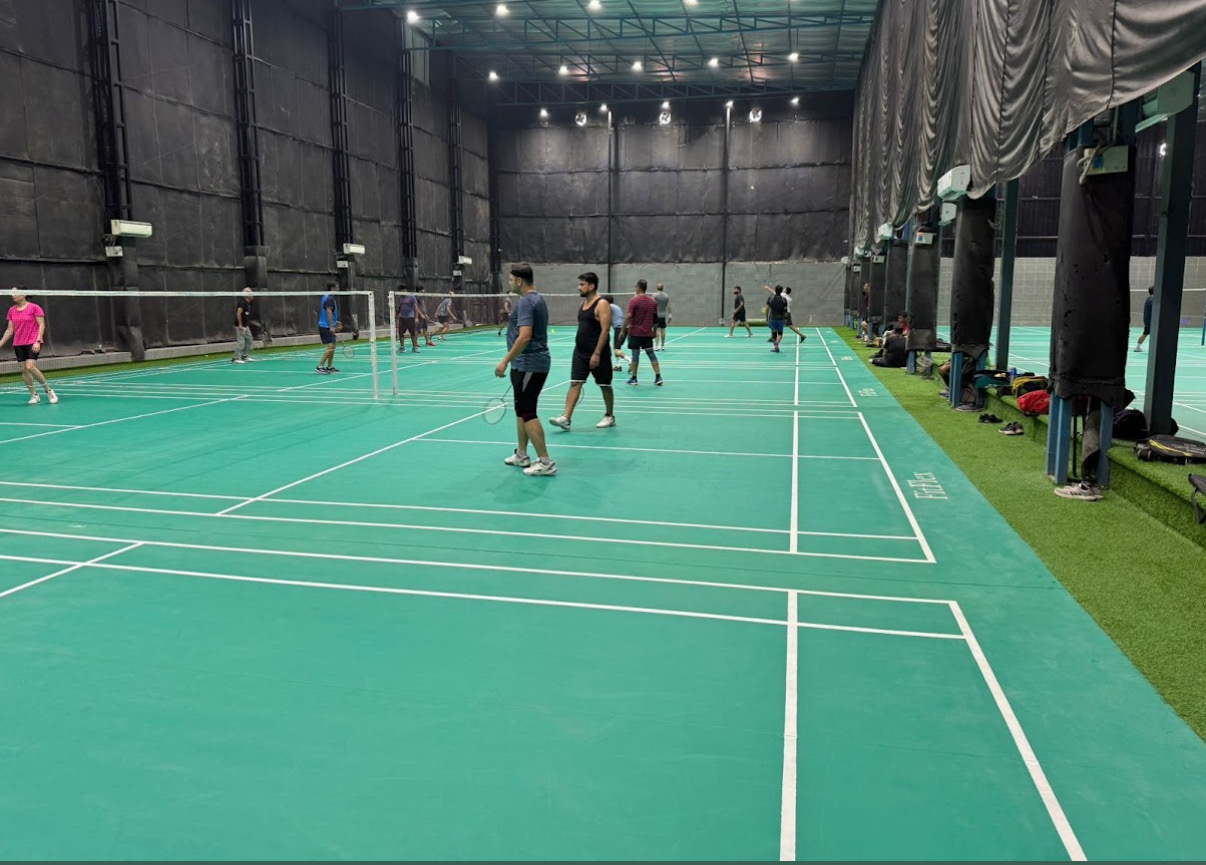 Badminton court at J.N.S Sports Academy in Samaspur Village, Sector 51, Gurugram, Haryana 122003, India - Professional badminton courts for weekend games and tournaments