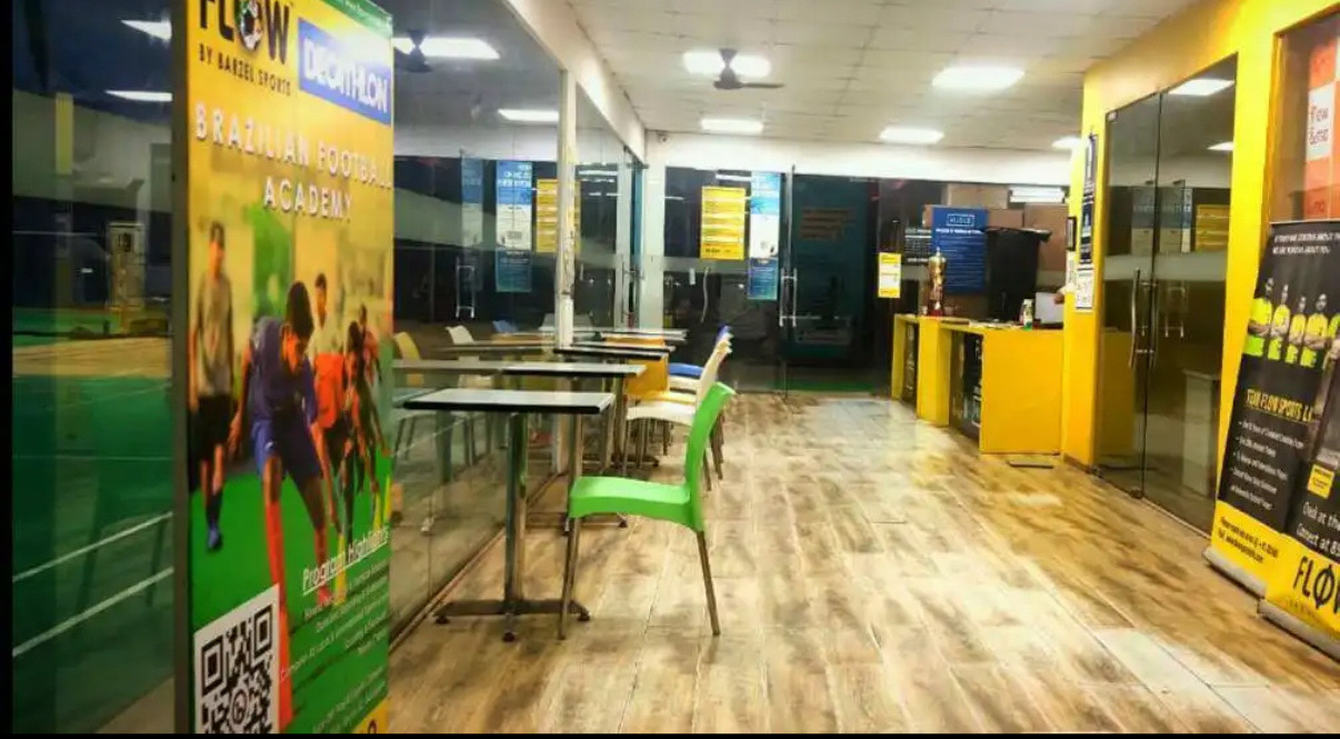 Badminton court at Flow Sports Life Badminton Academy Gurgaon in Vipul Greens Internal Rd, Vipul World, Sector 48, Gurugram, Haryana 122001, India - Professional badminton courts for weekend games and tournaments