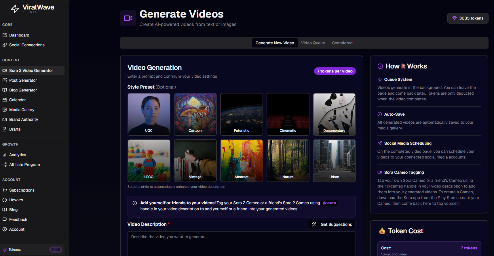 ViralWave Studio Website