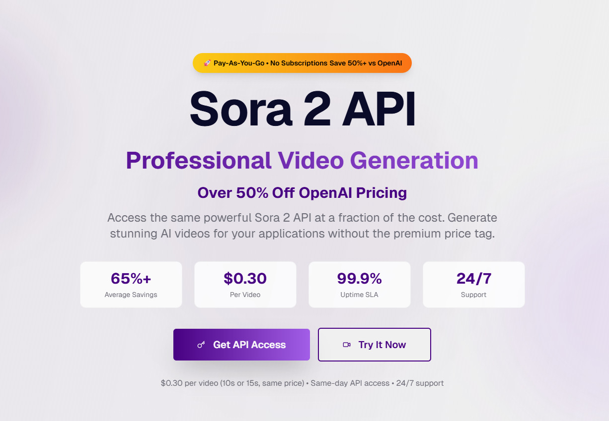 ViralWave Studio Sora API