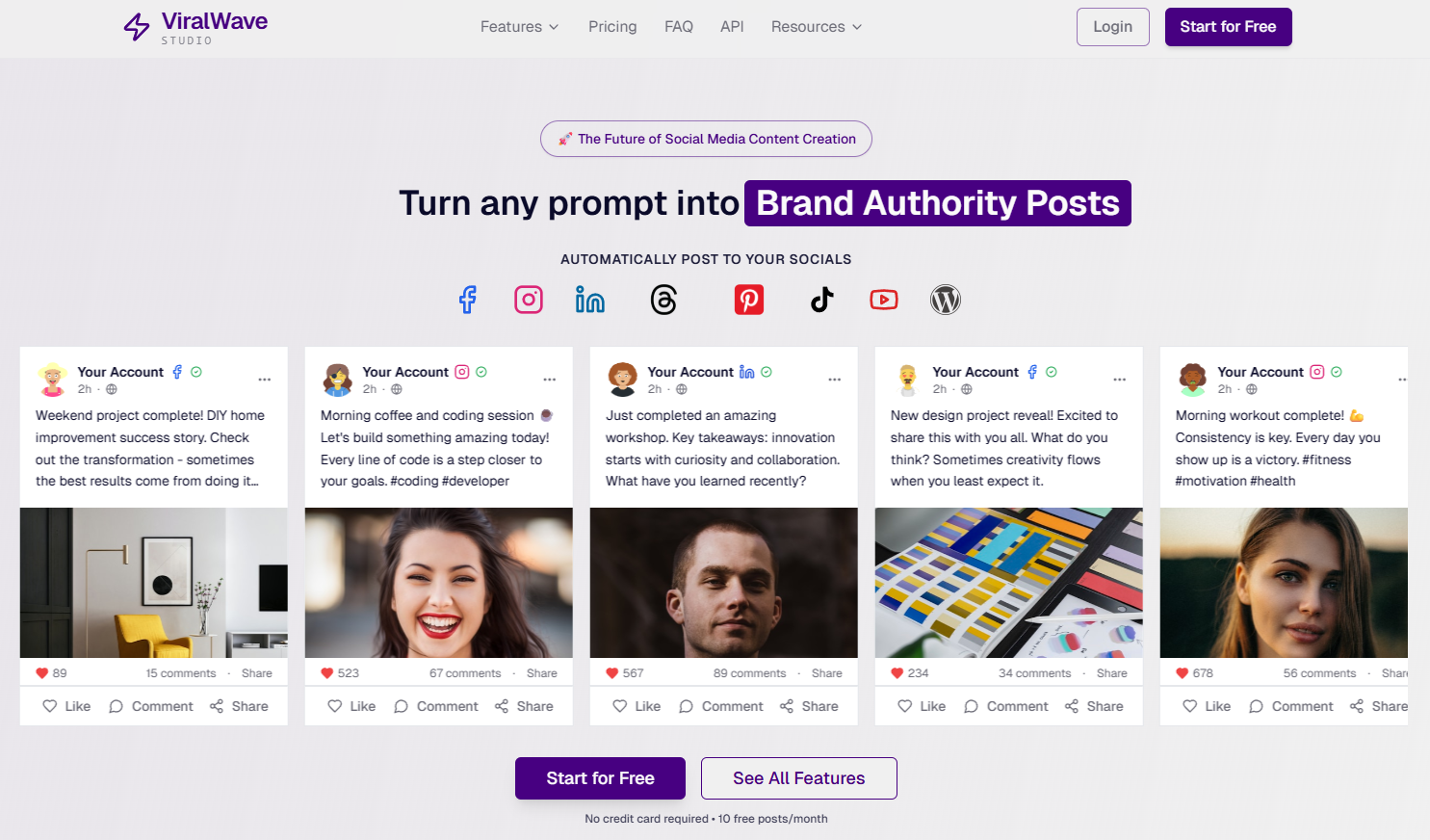 ViralWave Studio Platform