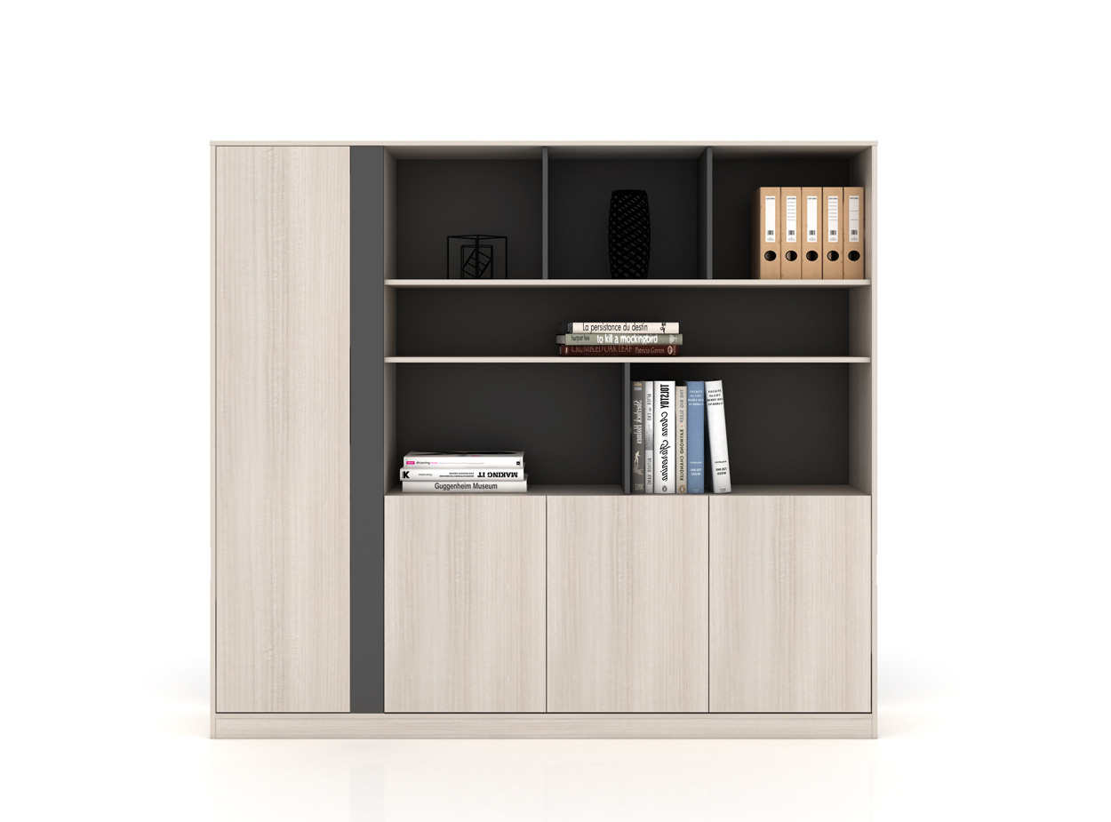 Executive Oak Bookshelf 