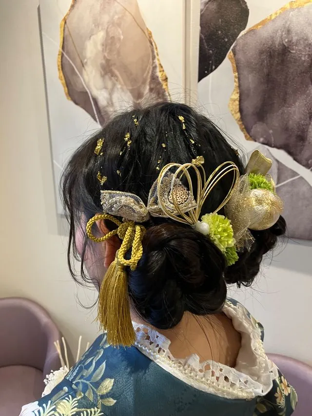 卒業式ヘアセット