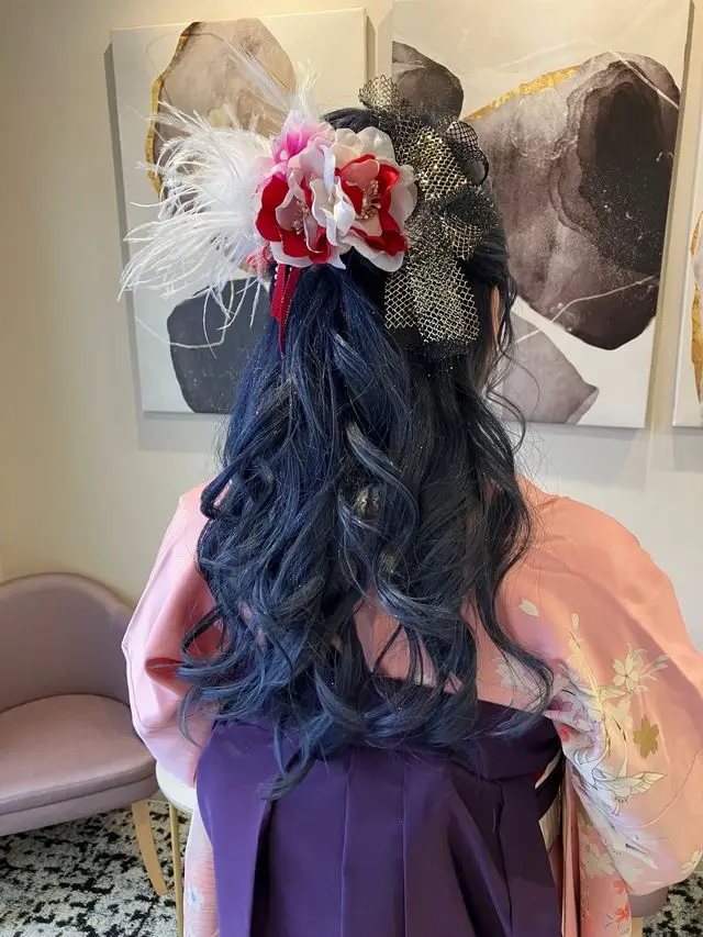 卒業式ヘアセット