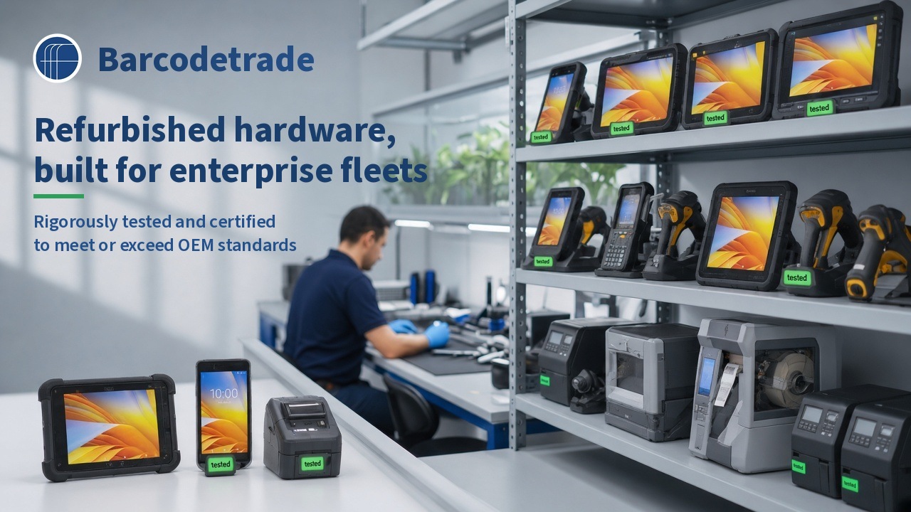 Refurbished Barcode Scanners UK: A Guide for Enterprise Fleets