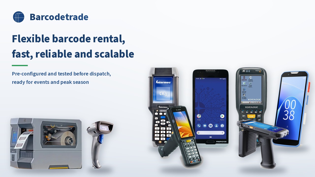 Barcode Scanner Hire and Rental in the UK: Enterprise Equipment for Peaks, Stock Takes and Events