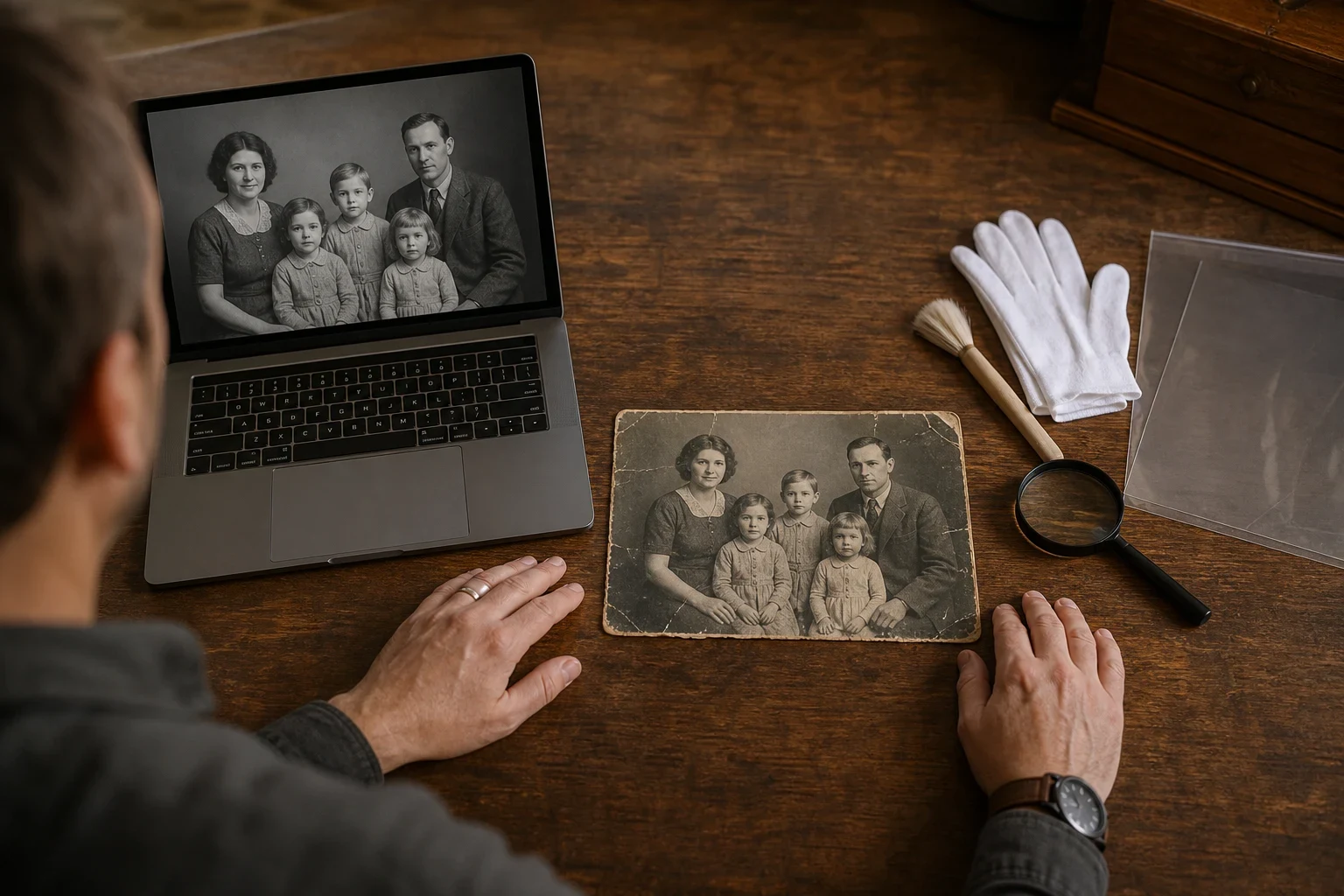 AI vs Traditional Methods for Family Photo Restoration