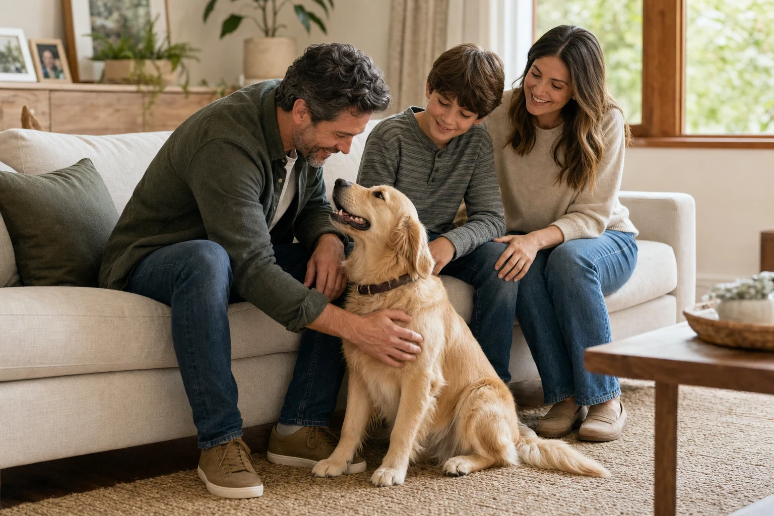 Creative Family Portrait Ideas with Pets Included