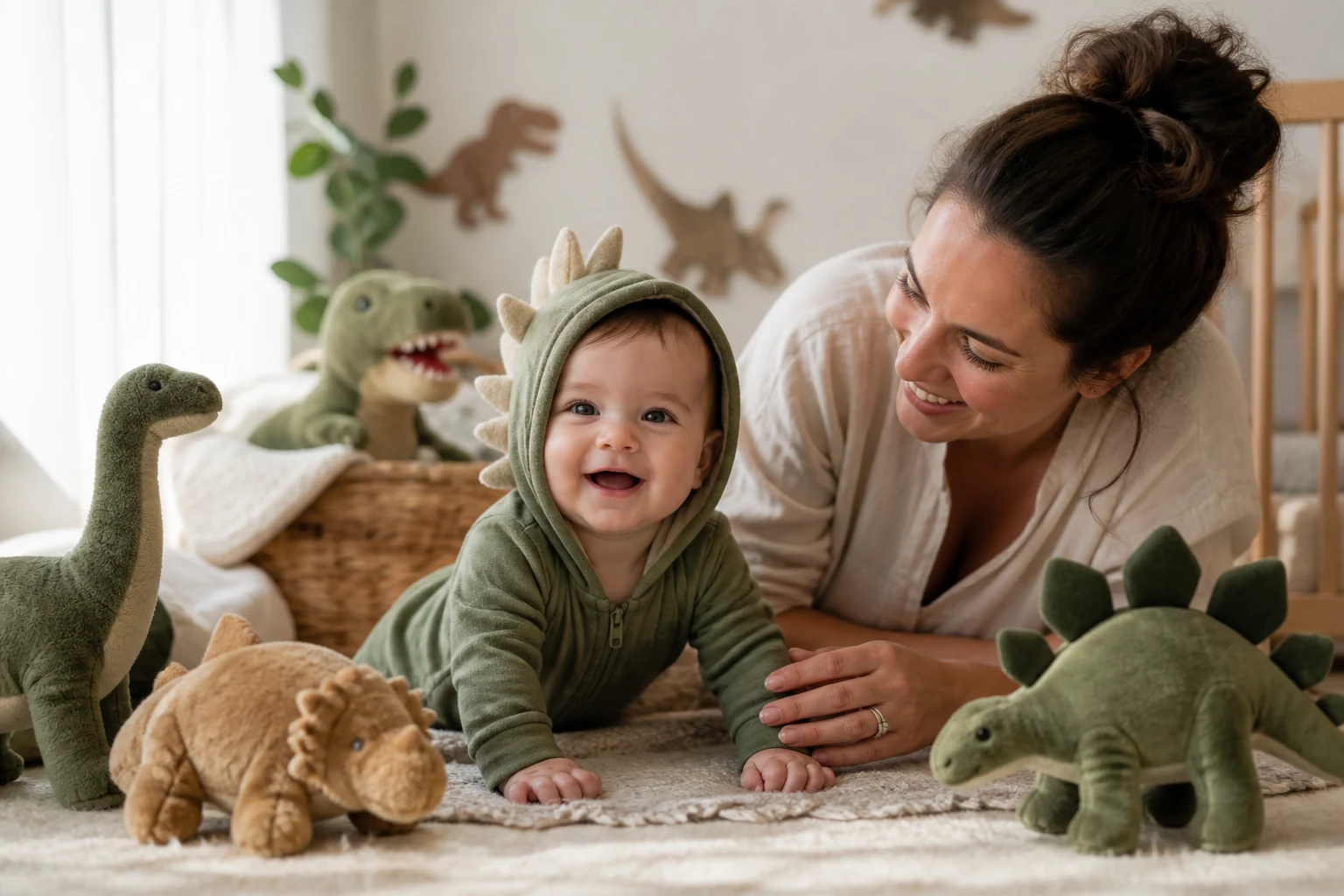 How to Create a Dinosaur-Themed Baby Photoshoot with AI