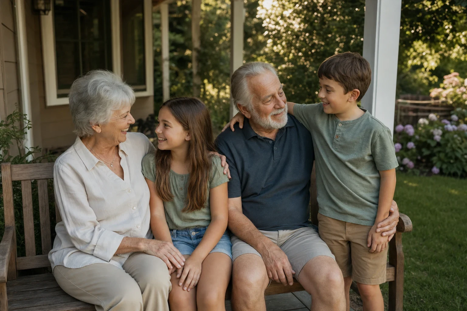 Family Portrait Ideas with Grandparents and Grandkids