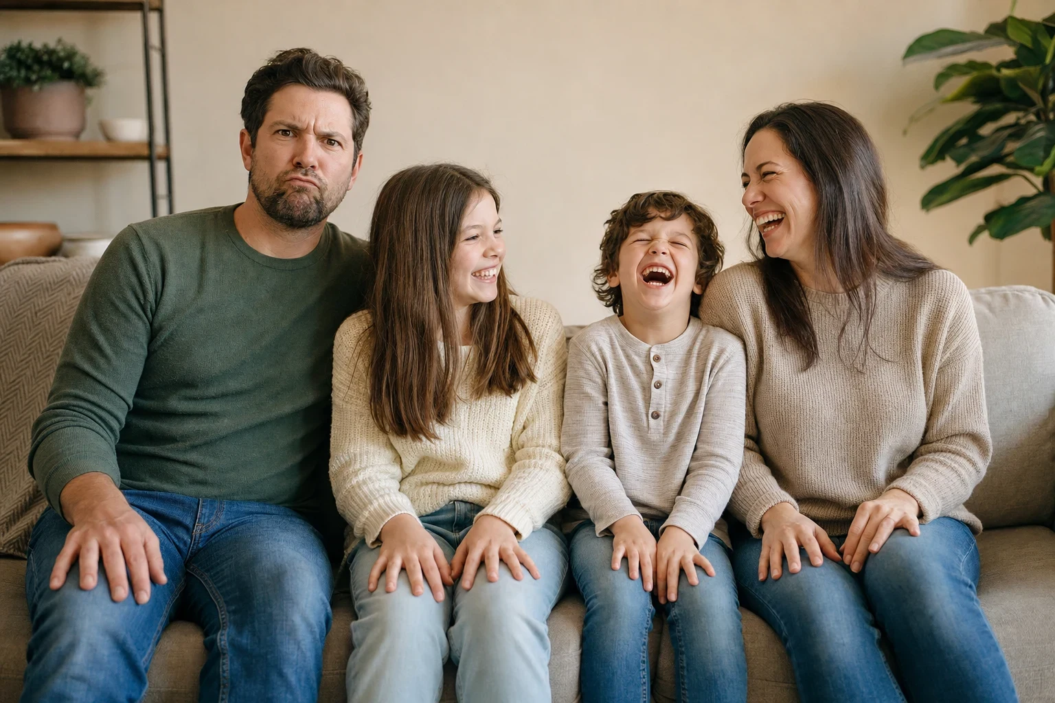Funny Family Portrait Ideas at Home You'll Love