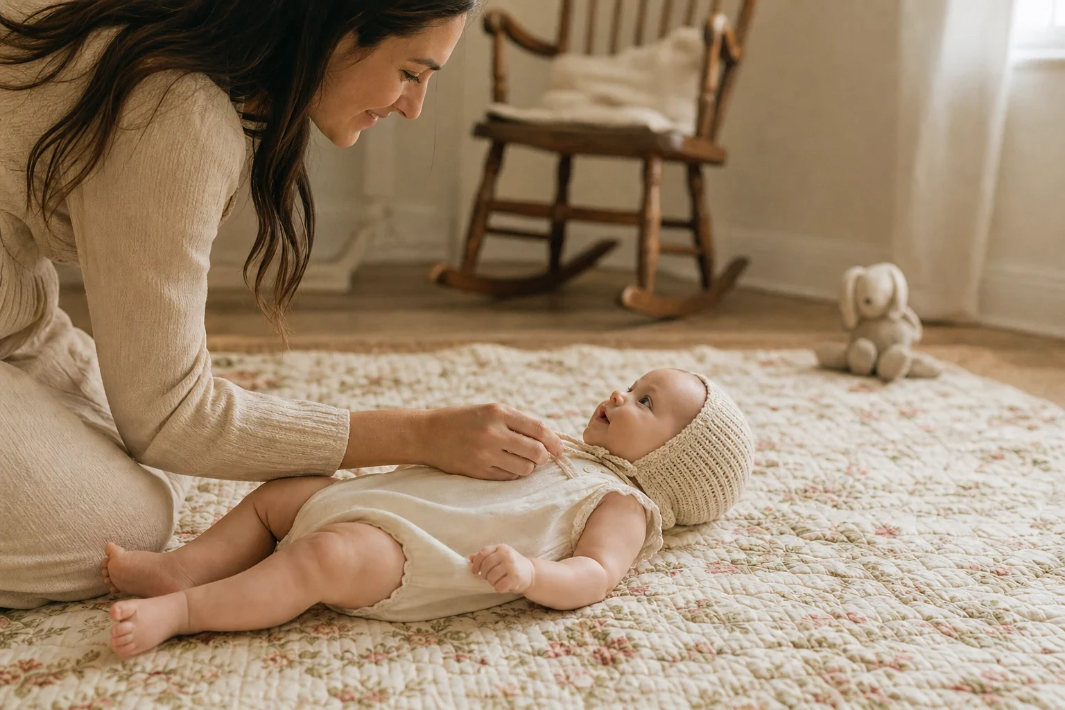 How to Create a Vintage Look for Baby Photos with AI