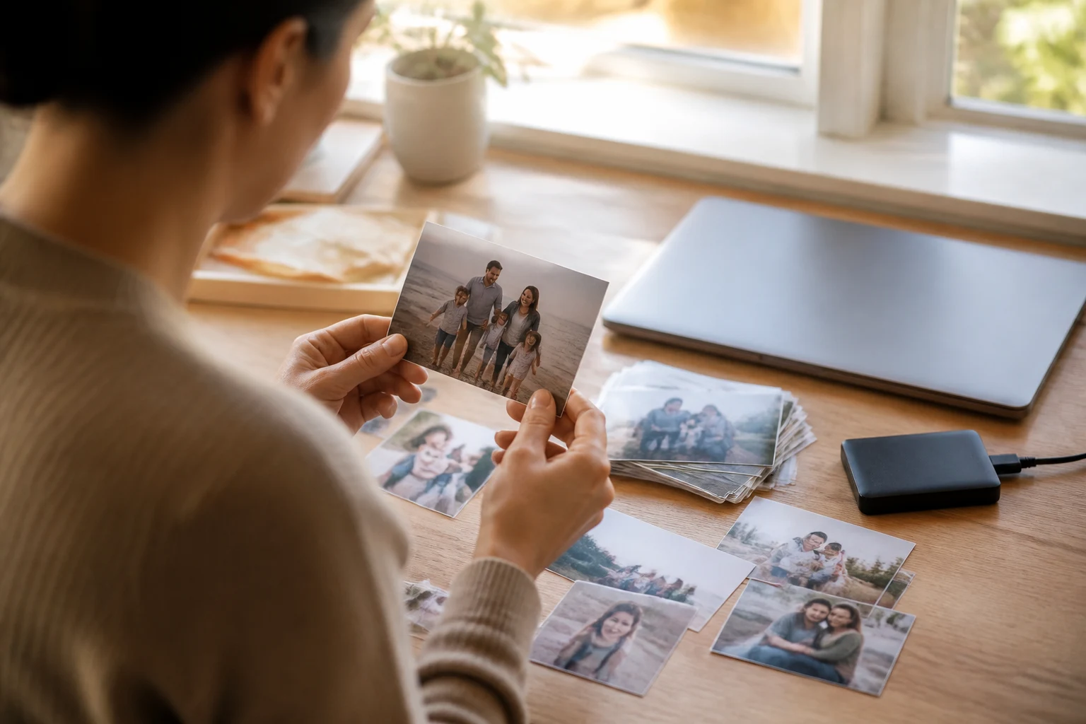 How to Safely Backup AI-Enhanced Family Photos