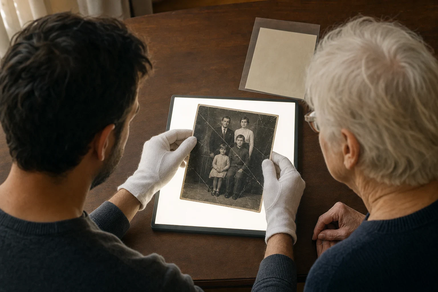 How to Repair Scratched Old Family Photos Online