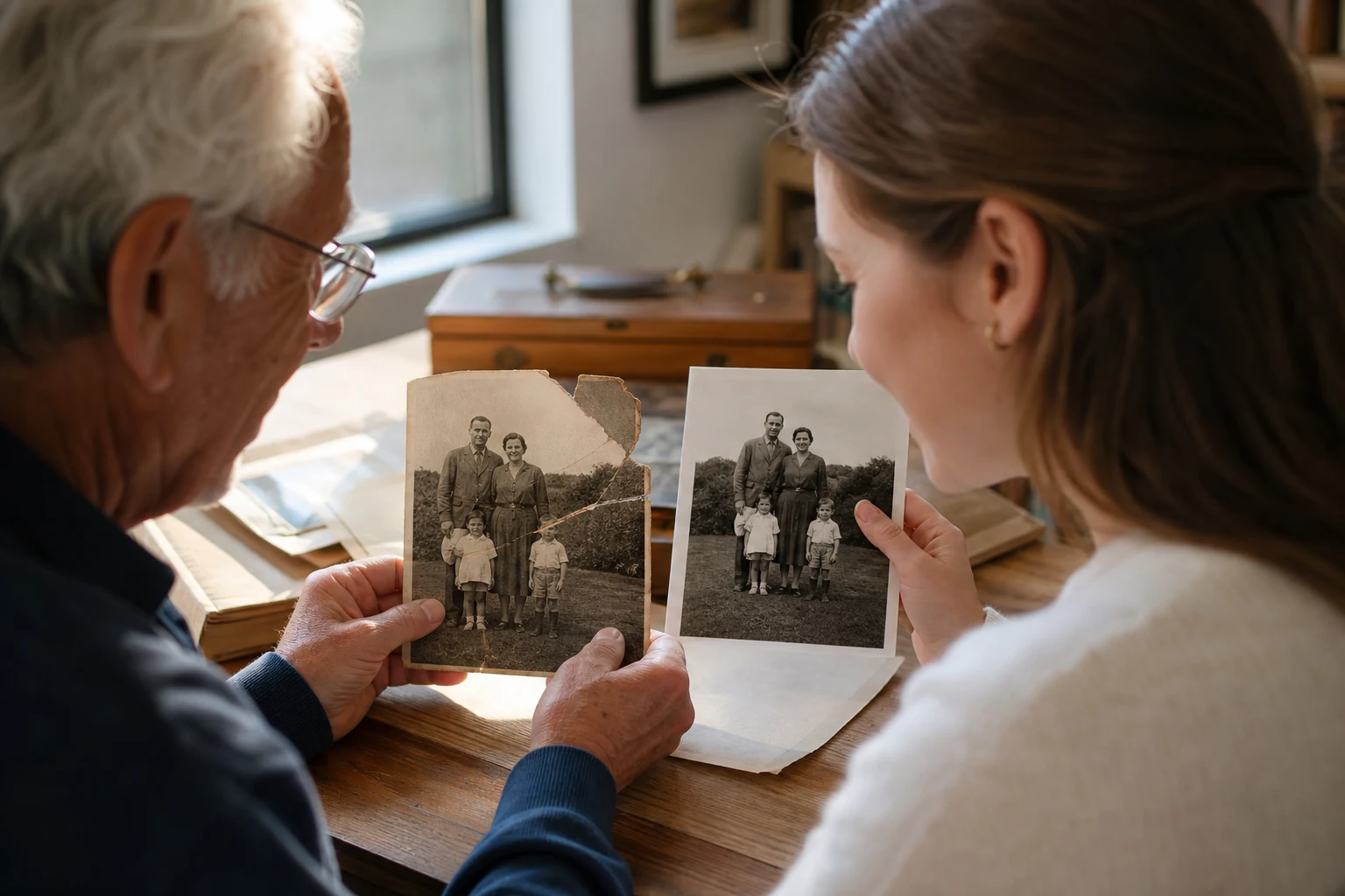 How to Restore Old Photos with Missing Pieces
