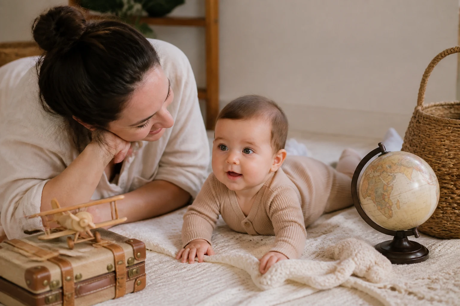 Travel-Themed Baby Photoshoot Ideas for Adventurous Parents