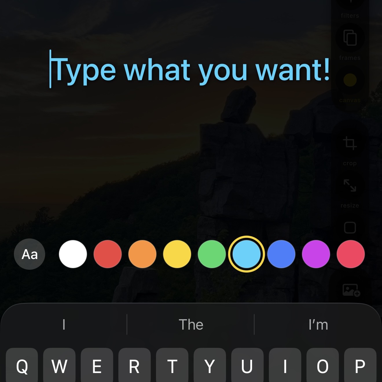 Text tool