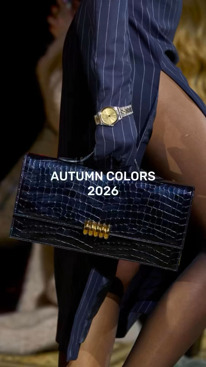 Fall/Winter 2026 🍂

The colors defining the season — and how to wear them your way.
Personal Styling & Fashion Consulta