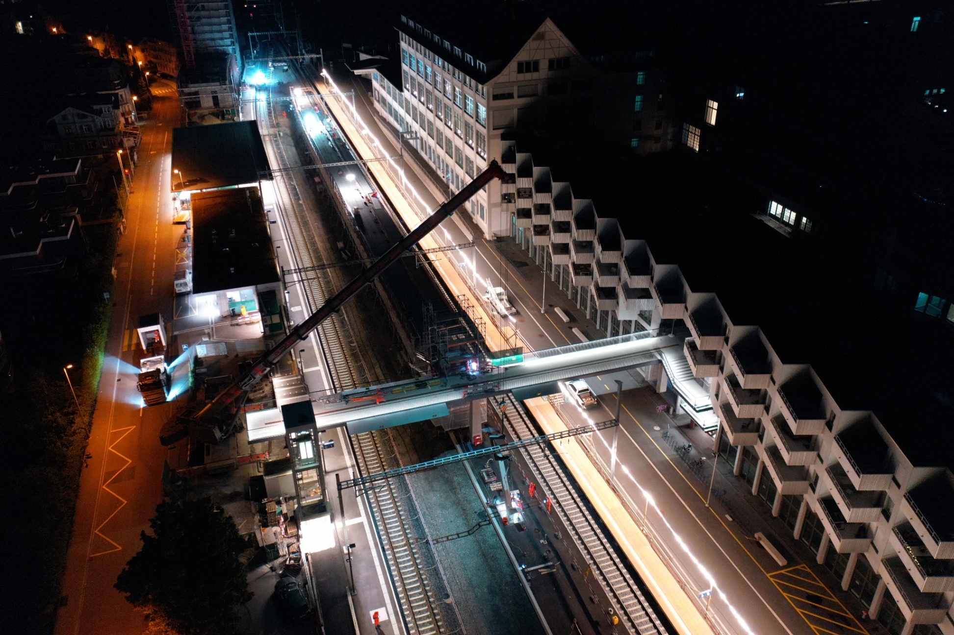 Passerelle Lift, Bahnhof Horgen — Bild 2
