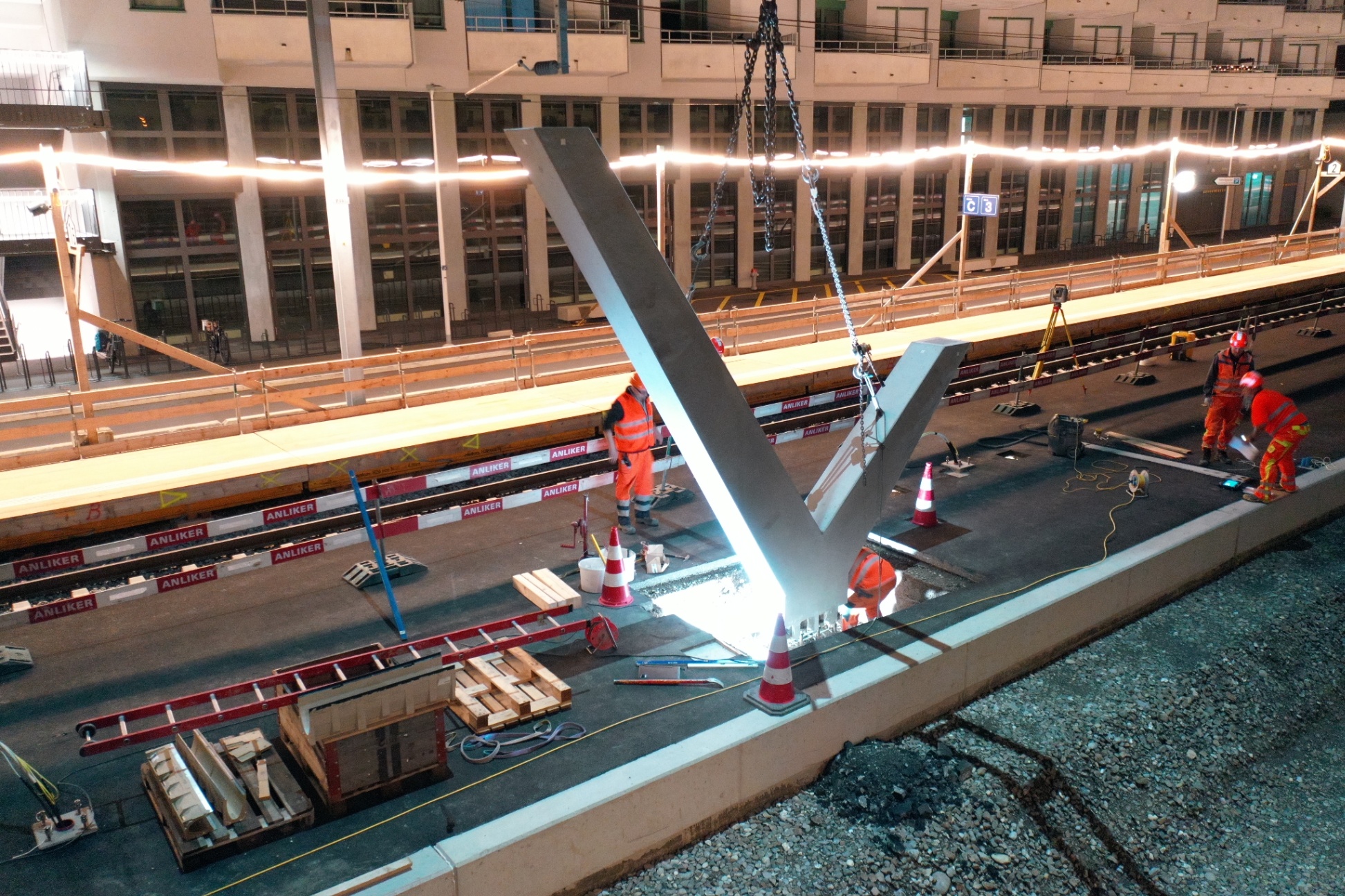 Passerelle Lift, Bahnhof Horgen — Bild 6