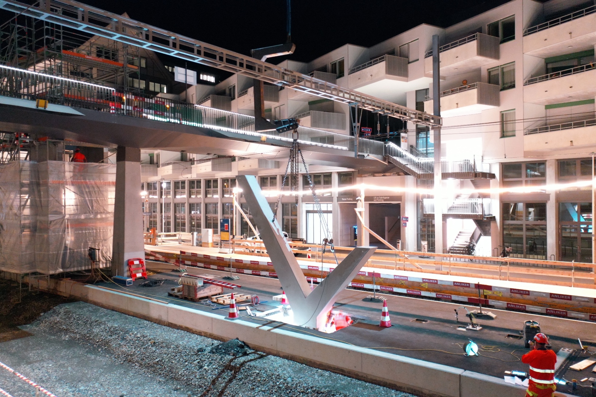 Passerelle Lift, Bahnhof Horgen — Bild 7