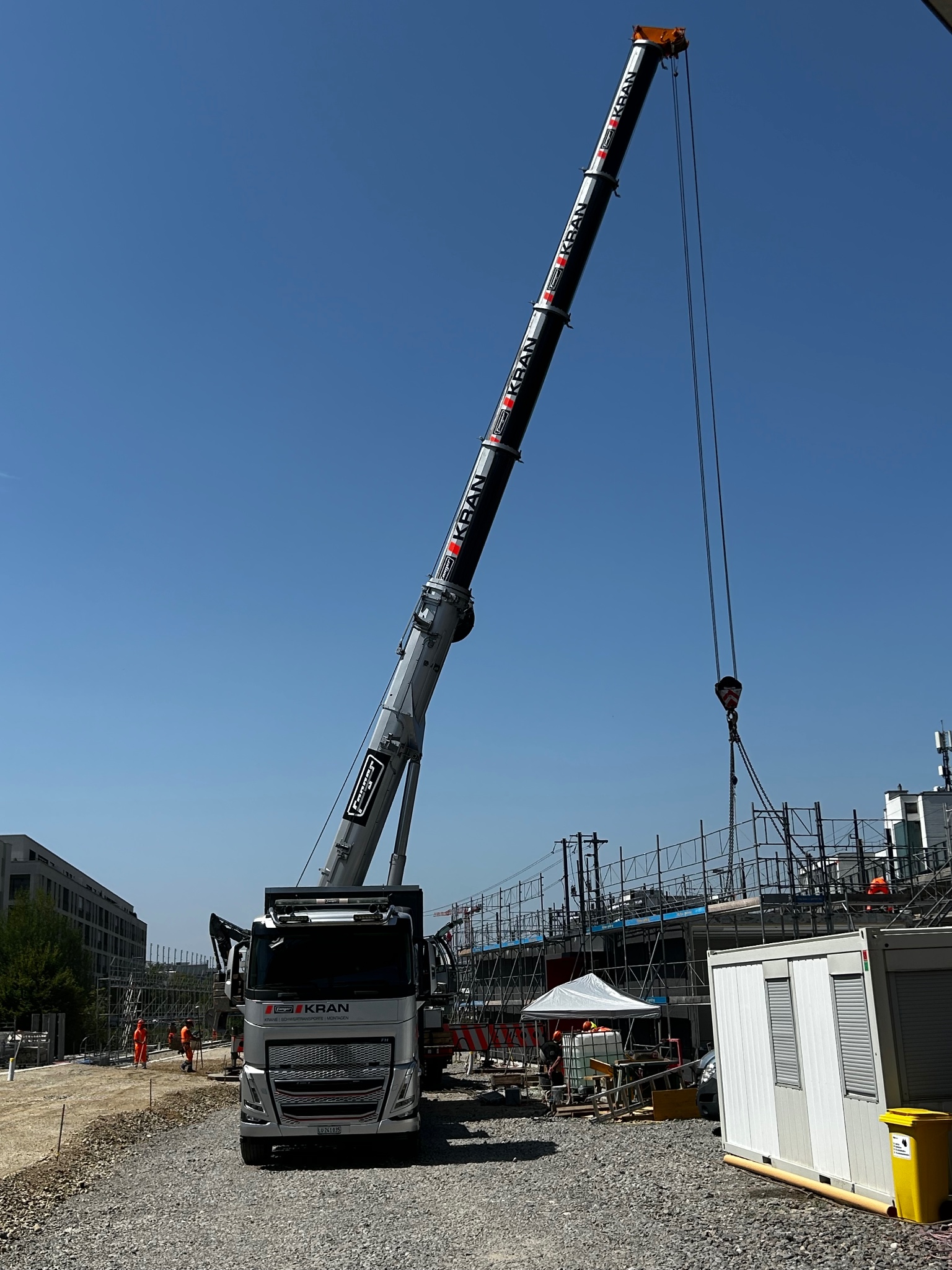 Bahntechnikgebäude Wallisellen — 23 Elemente an einem Tag — Bild 5