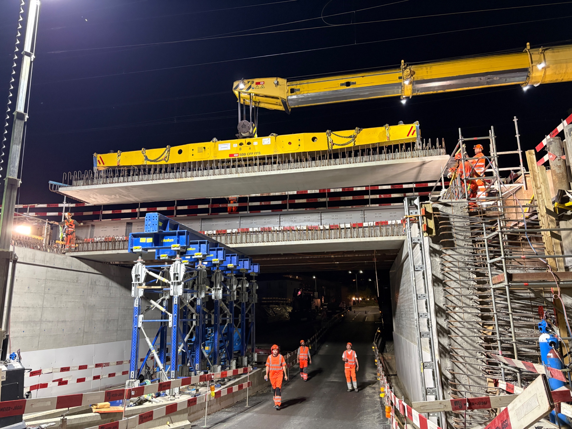 Ersatzbauwerk Zürcherstrasse Muri — 15 Stunden geplant, 6 gebraucht — Bild 8