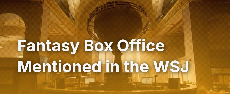 Fantasy Box Office Mentioned in the Wall Street Journal