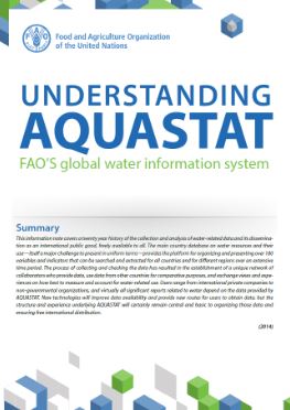 Comprendre AQUASTAT - le système mondial d’information sur l’eau de la FAO