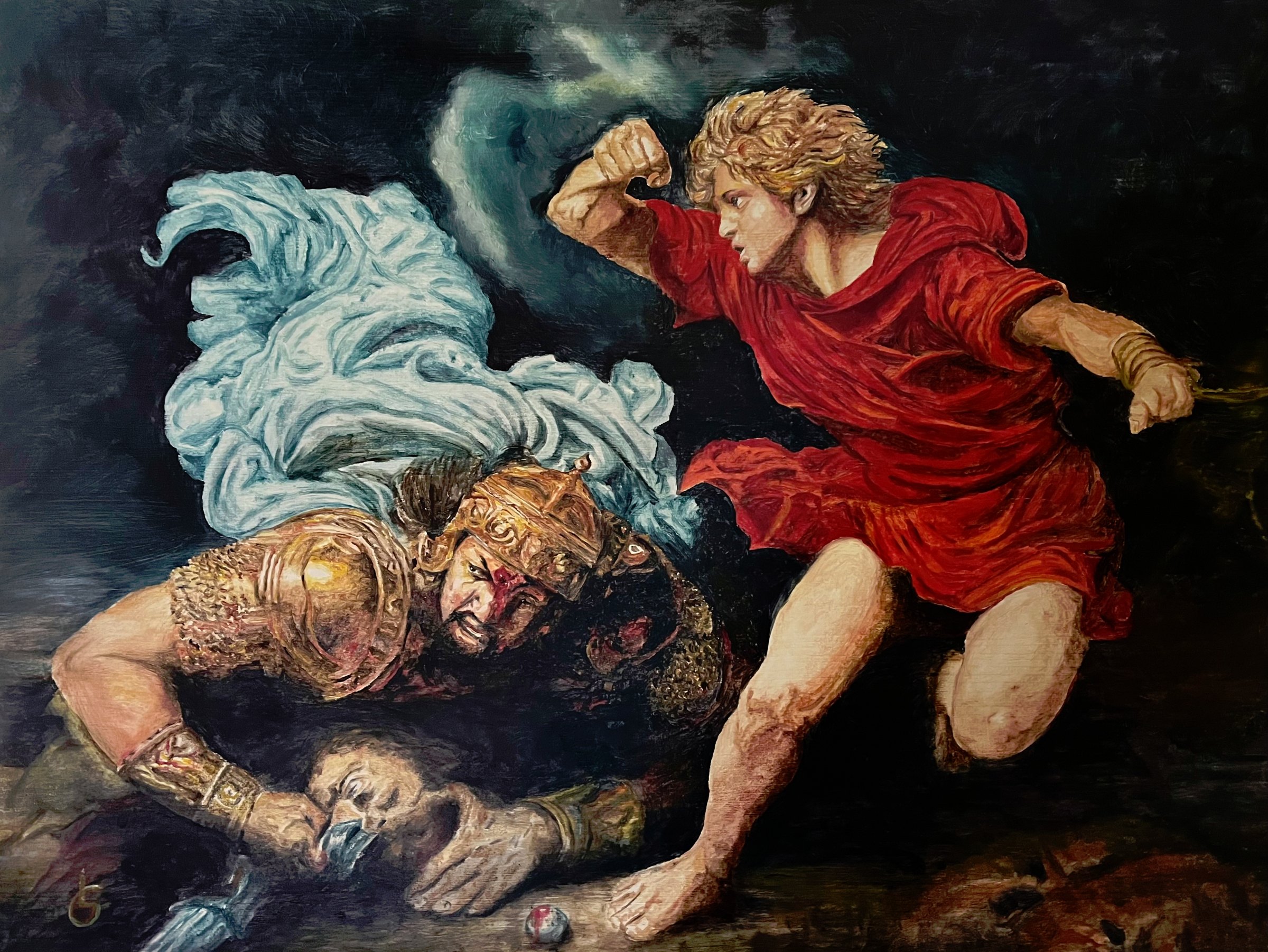 David besiegt Goliath