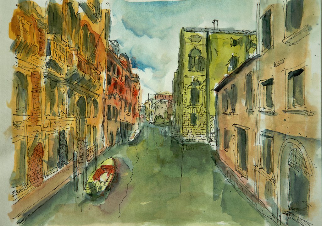Kanal in Venedig