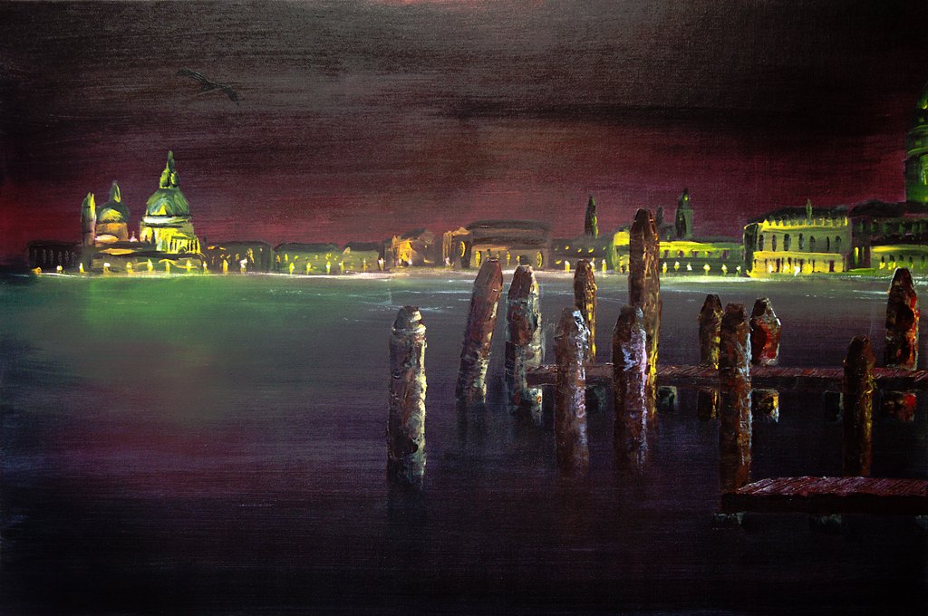 San Giorgio bei Nacht