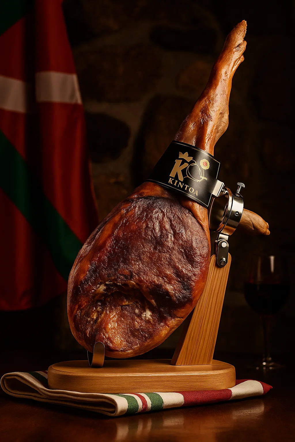 Image de Jambon Kintoa à l'os pièce de 9kg