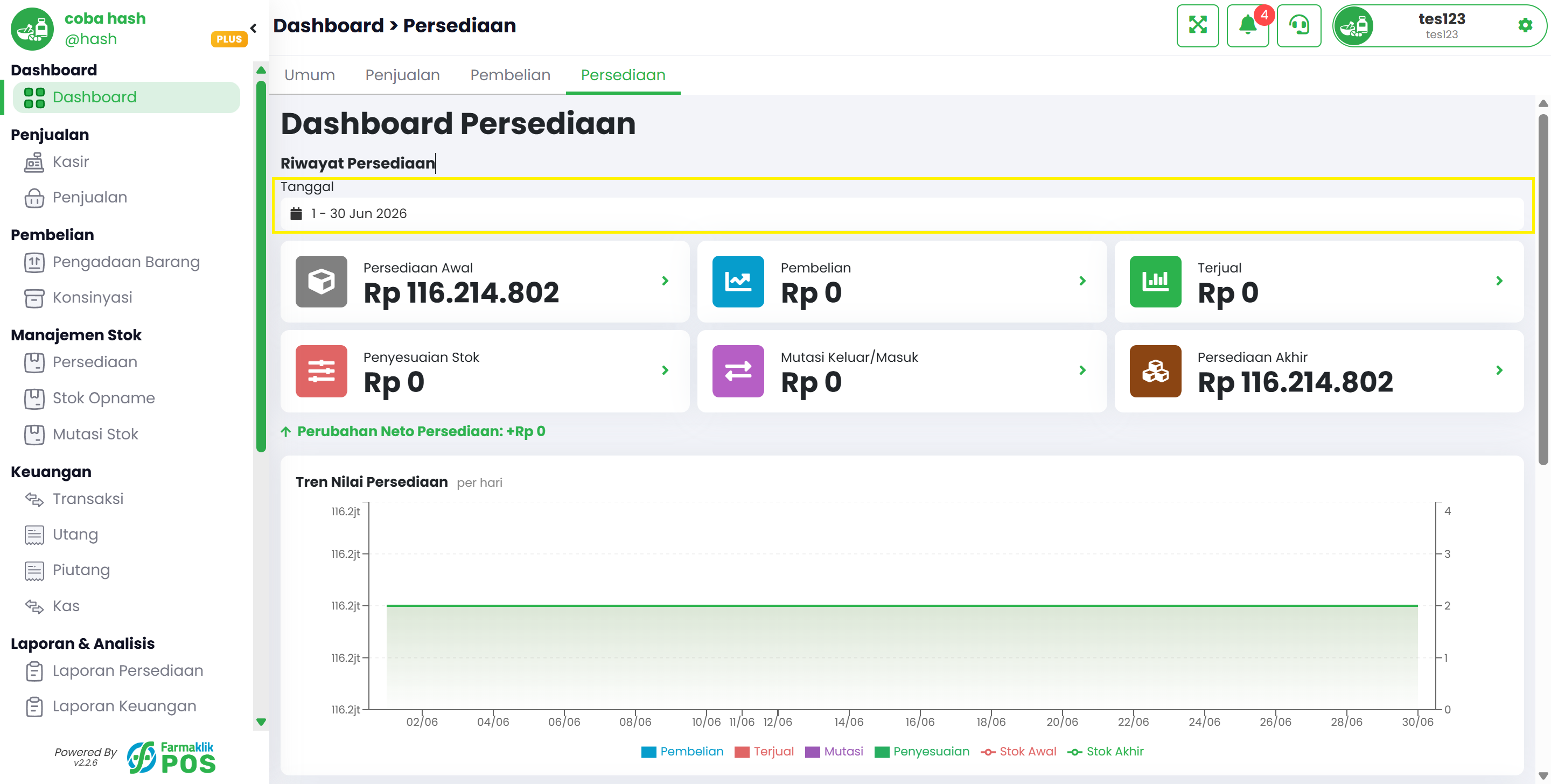 Langkah 2: Sesuaikan Filter Tanggal