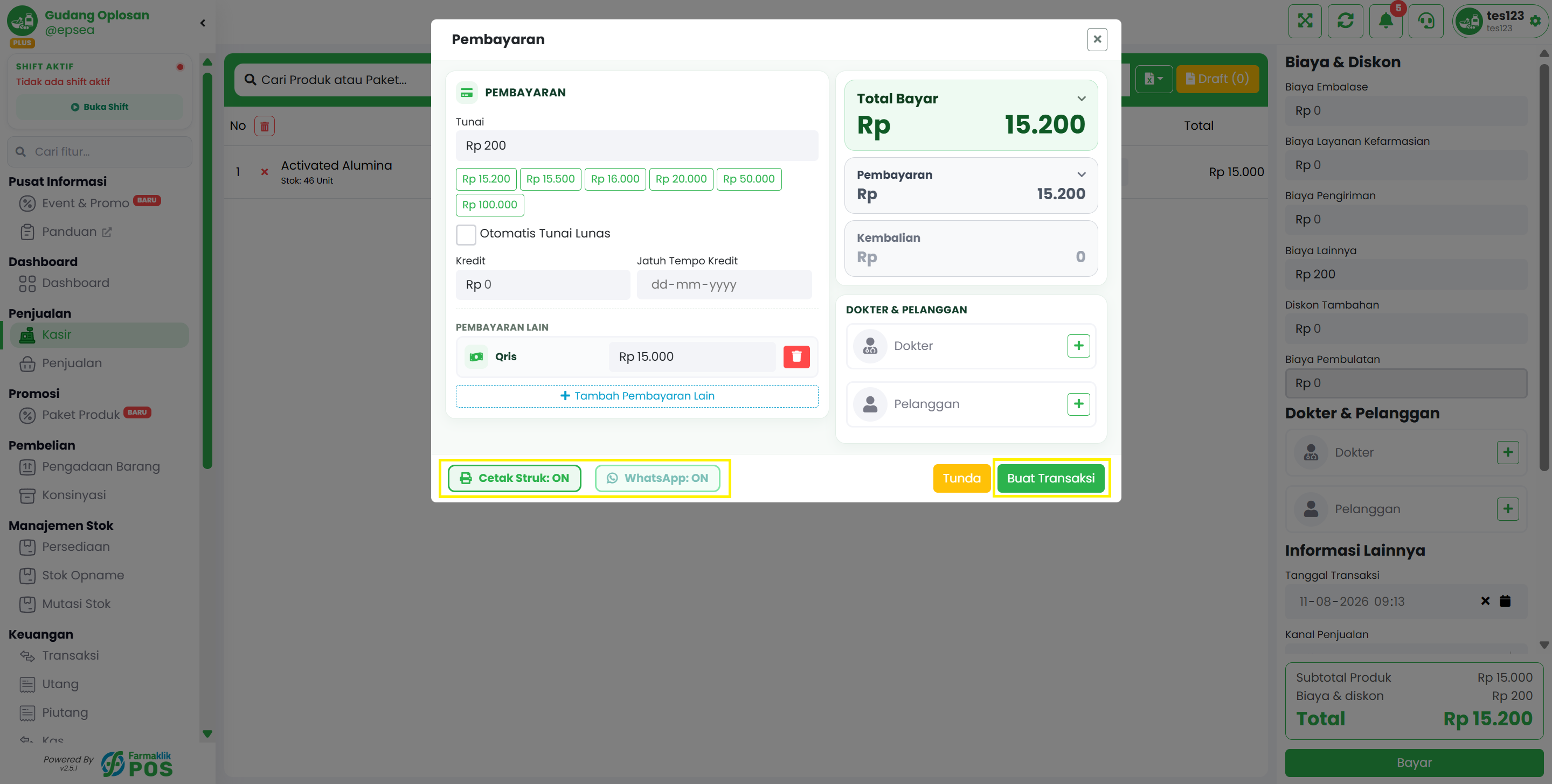 Langkah 2: Nyalakan WhatsApp
