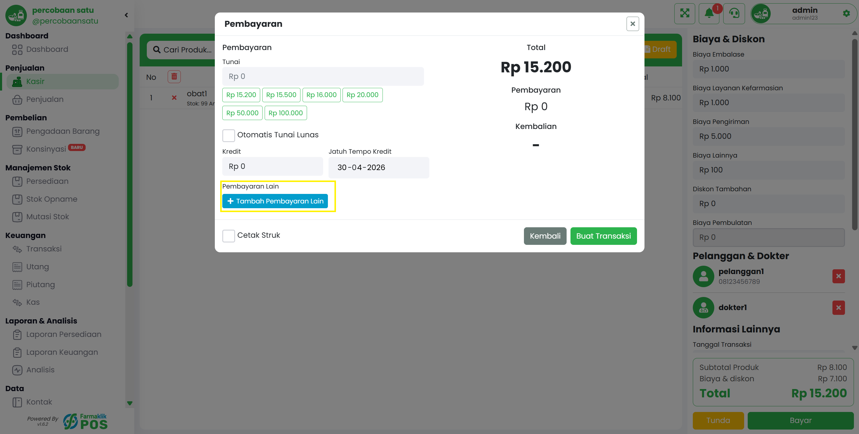 Tambah Penjualan