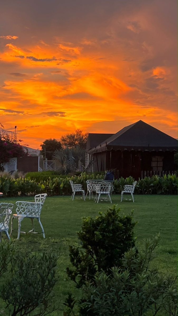 Poolside seating and evening lighting at The Dream Resort, Kalwar Road, Gajadharpura, Jaipur (Photo 4)