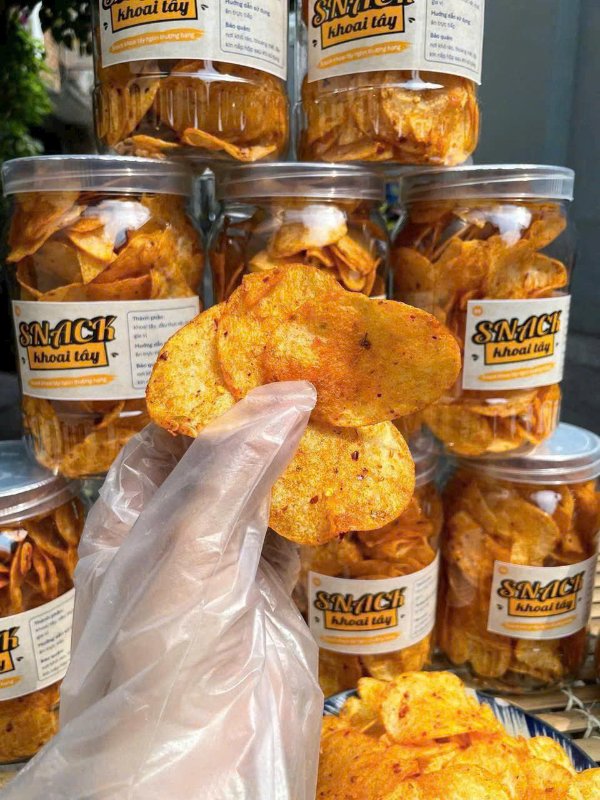 Khoai tây sấy mắm ớt (S)