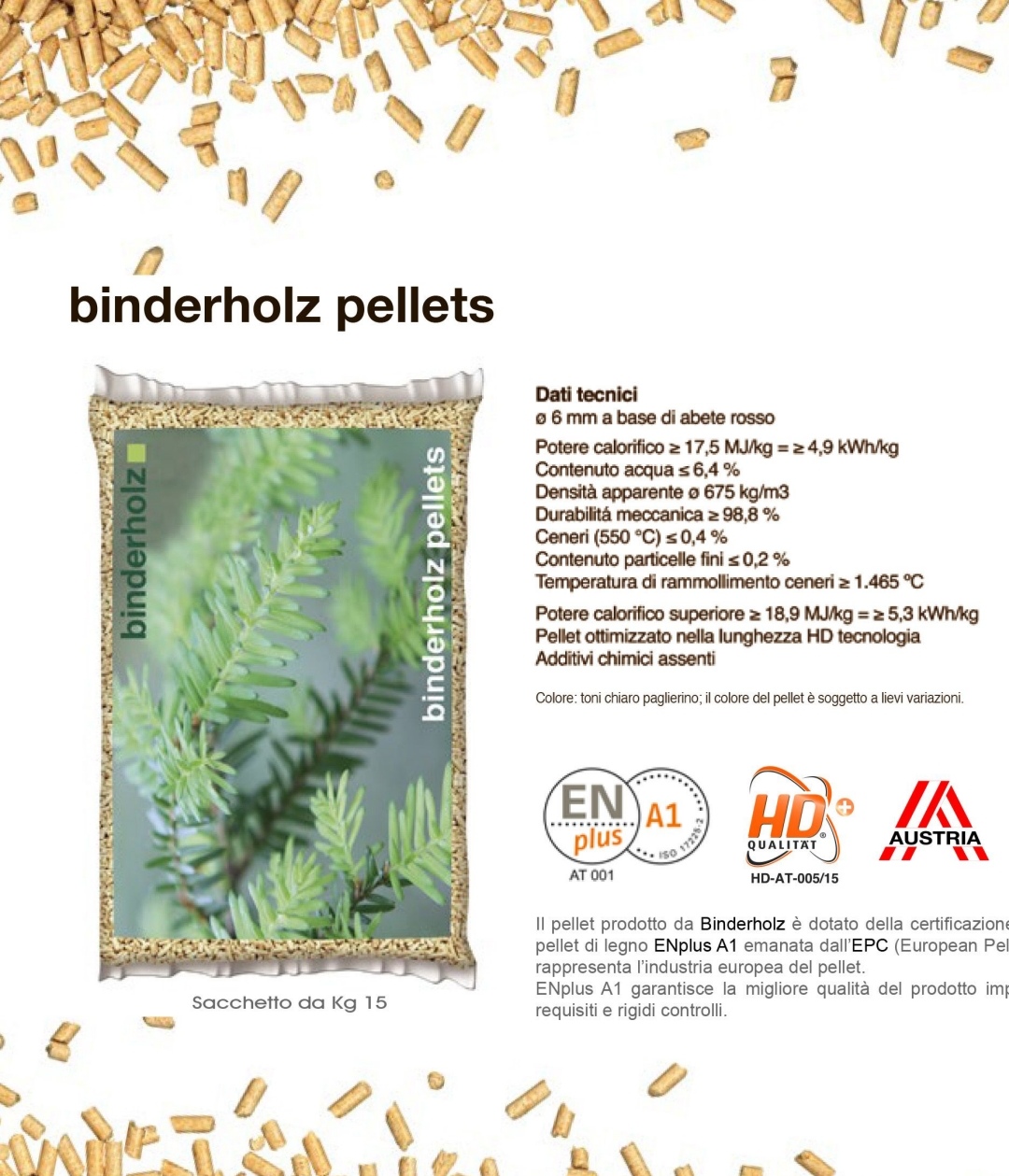 Binderholz pellets