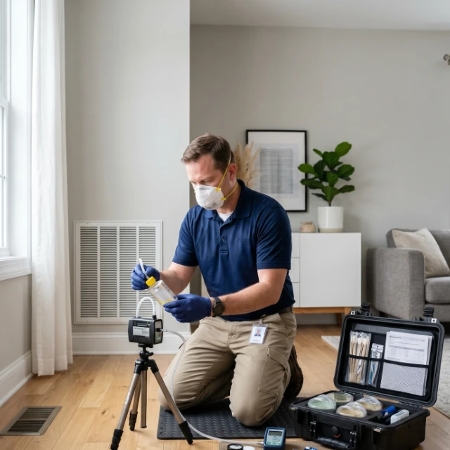 Collecting mold samples