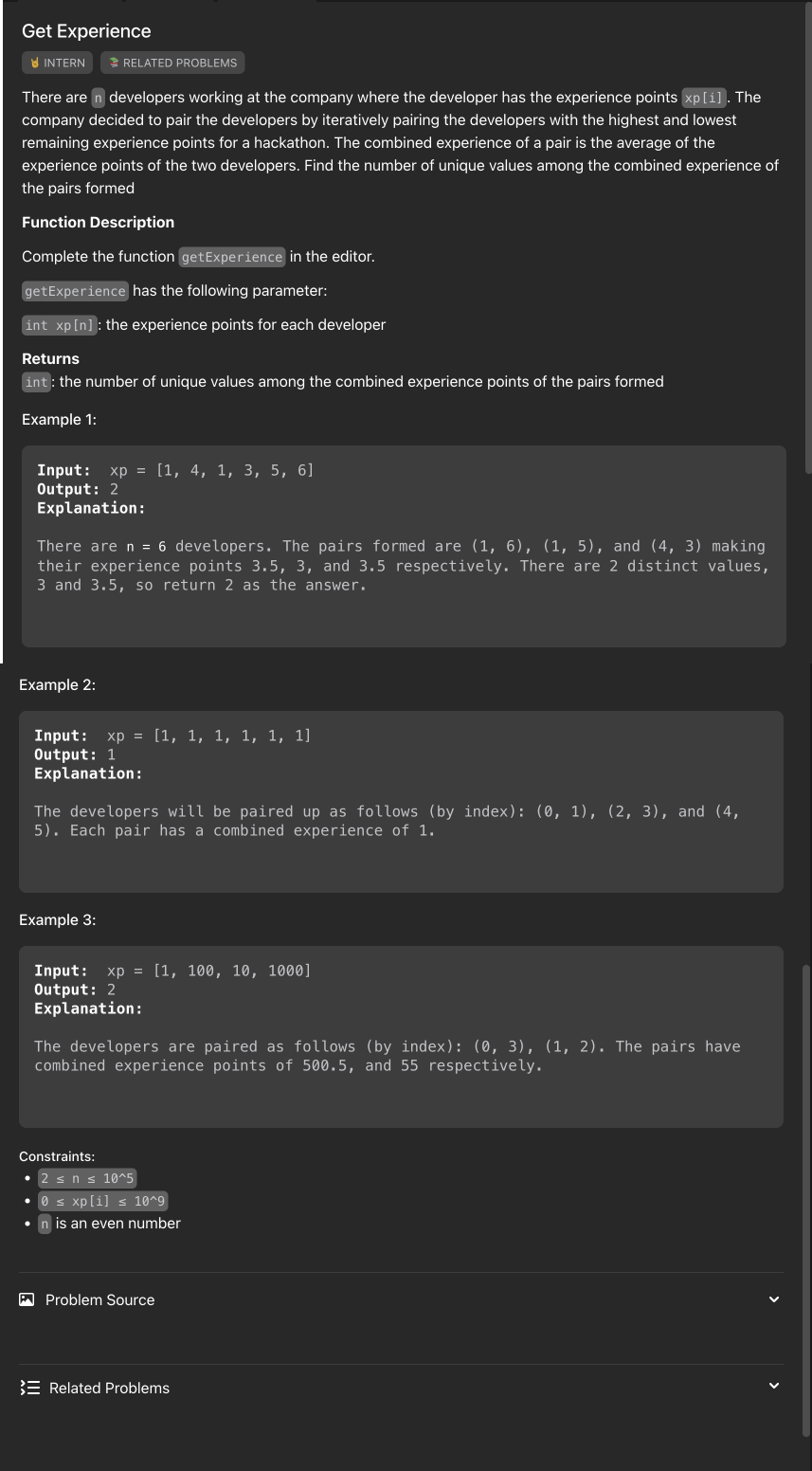 Problem source 2