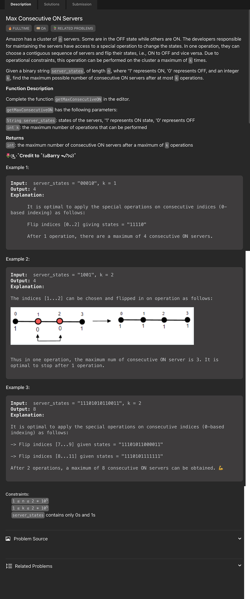 Problem source 1