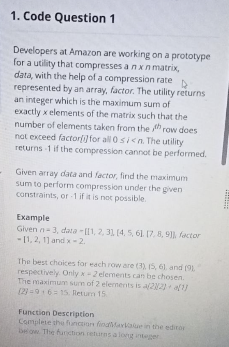 Problem source 1