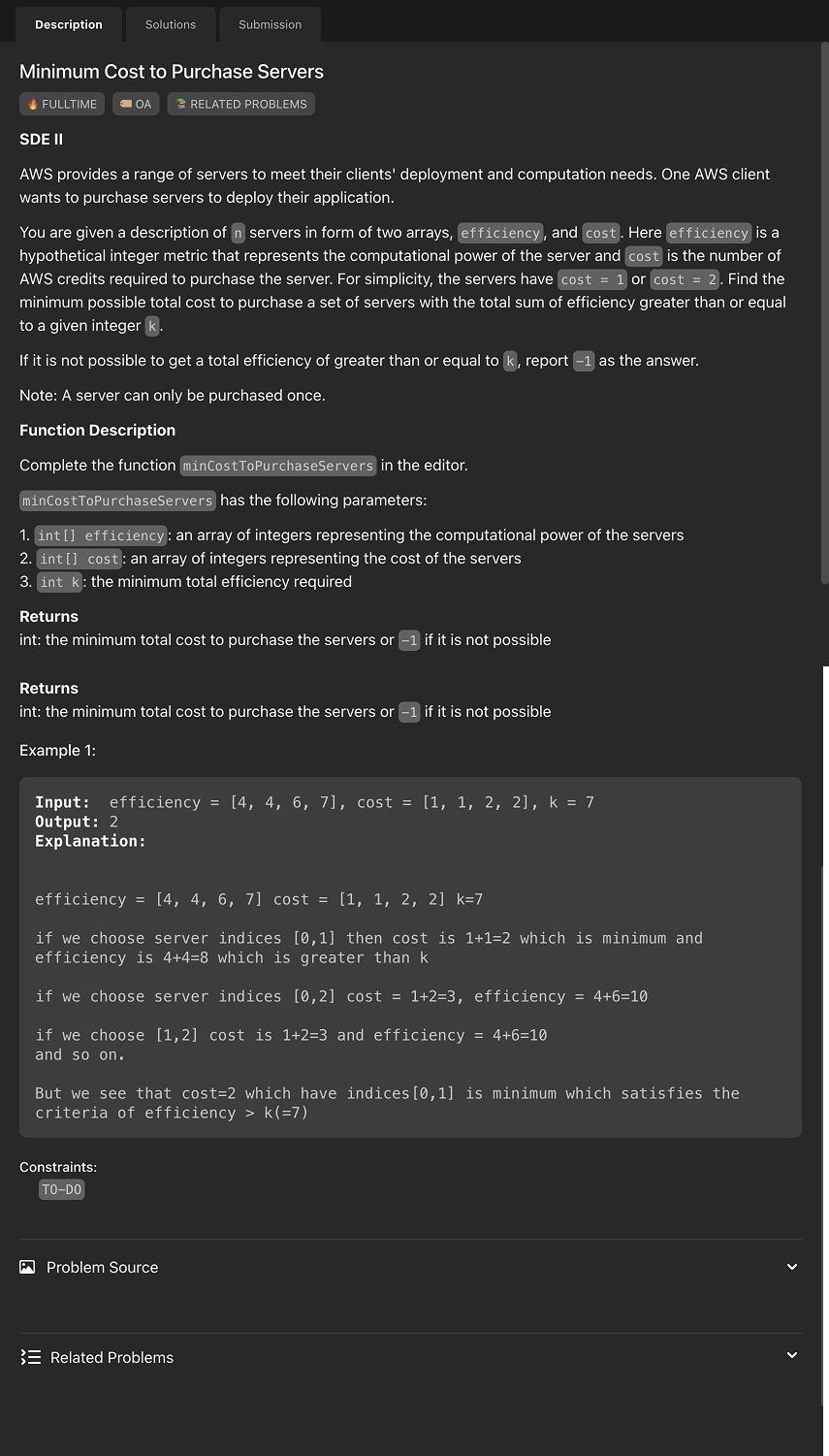 Problem source 1
