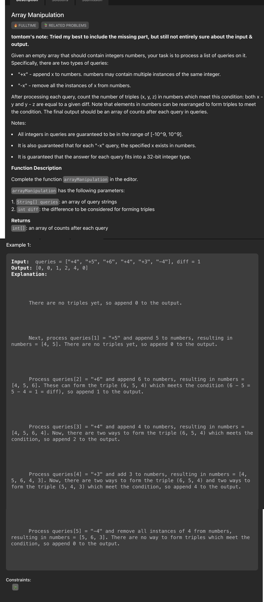 Problem source 2